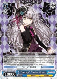 "Onstage" Yukina Minato - BanG Dream! Girls Band Party! - Weiss Schwarz card