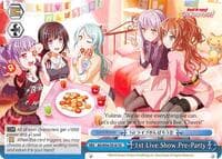 1st Live Show Pre-Party - BanG Dream! Girls Band Party! - Weiss Schwarz card