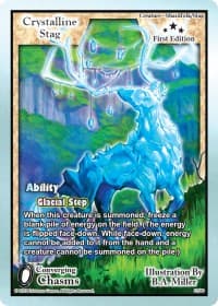 Crystalline Stag - Converging Chasms - Exodus TCG card