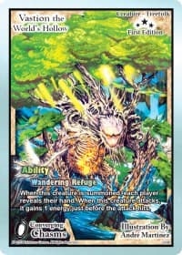 Vastion the World's Hollow - Converging Chasms - Exodus TCG card