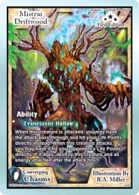 Mistrai Driftwood - Converging Chasms - Exodus TCG card