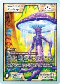 Amethyst Voidcap - Converging Chasms - Exodus TCG card