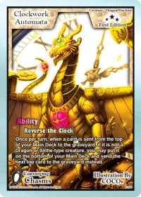 Clockwork Automata - Converging Chasms - Exodus TCG card