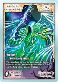 Cascil the Unvanishing Paladin - Converging Chasms - Exodus TCG card