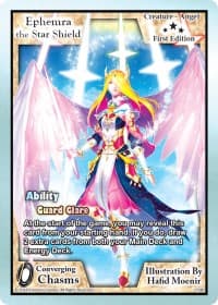 Ephemra the Star Shield - Converging Chasms - Exodus TCG card