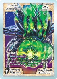 Turbine Apparatus - Converging Chasms - Exodus TCG card