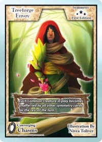 Treeforge Envoy - Converging Chasms - Exodus TCG card