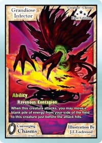 Grandiose Infector - Converging Chasms - Exodus TCG card