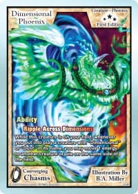 Dimensional Phoenix - Converging Chasms - Exodus TCG card