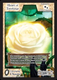 Heart of Treeforge - Converging Chasms - Exodus TCG card