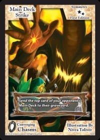 Main Deck Strike - Converging Chasms - Exodus TCG card