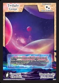 Twilight Gorge - Converging Chasms - Exodus TCG card