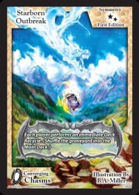 Starborn Outbreak - Converging Chasms - Exodus TCG card