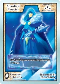Shardveil Courier - Converging Chasms - Exodus TCG card