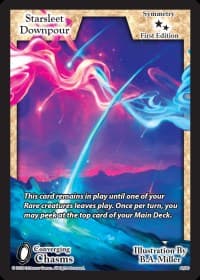 Starsleet Downpour - Converging Chasms - Exodus TCG card