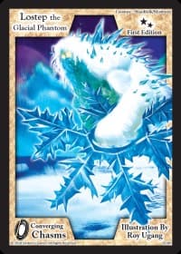 Lostep the Glacial Phantom - Converging Chasms - Exodus TCG card