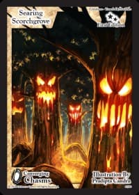 Searing Scorchgrove - Converging Chasms - Exodus TCG card