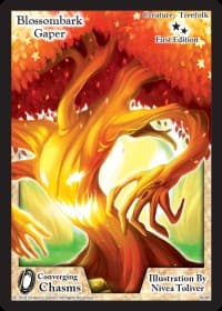 Blossombark Gaper - Converging Chasms - Exodus TCG card