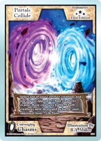 Portals Collide - Converging Chasms - Exodus TCG card