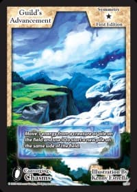 Guild's Advancement - Converging Chasms - Exodus TCG card