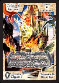 Collateral Damage - Converging Chasms - Exodus TCG card