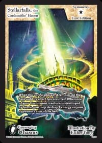 Stellarfalls, the Cardsmiths' Haven - Converging Chasms - Exodus TCG card