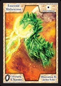 Emerald Slithercrest - Converging Chasms - Exodus TCG card
