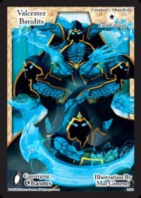Valcrater Bandits - Converging Chasms - Exodus TCG card