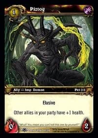 Piztog - Dark Portal - WoW card