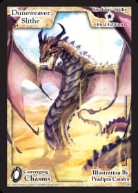 Duneweaver Slithe - Converging Chasms - Exodus TCG card