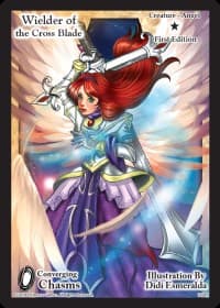 Wielder of the Cross Blade - Converging Chasms - Exodus TCG card
