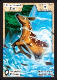Dimensional Doe - Converging Chasms - Exodus TCG card