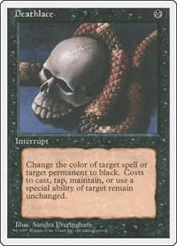 Deathlace - Fourth Edition - Magic: The Gathering card