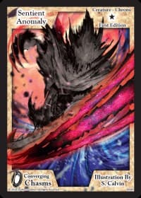 Sentient Anomaly - Converging Chasms - Exodus TCG card