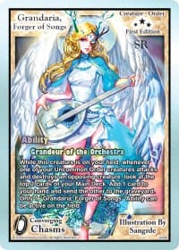 Grandaria, Forger of Songs - Converging Chasms - Exodus TCG card
