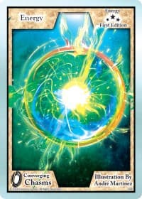 Energy - Converging Chasms - Exodus TCG card