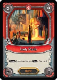 Lava Pools (Claimed) - Kindred - Lightseekers TCG card