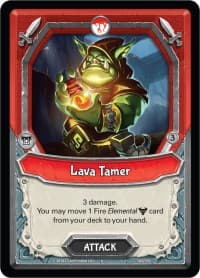 Lava Tamer (Claimed) - Kindred - Lightseekers TCG card