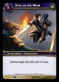 Prey on the Weak - Dark Portal - WoW card