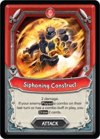 Siphoning Construct (Claimed) - Kindred - Lightseekers TCG card