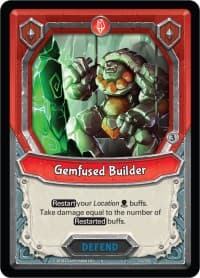 Gemfused Builder (Claimed) - Kindred - Lightseekers TCG card