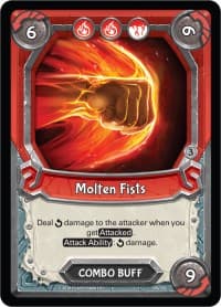 Molten Fists (Unclaimed) - Kindred - Lightseekers TCG card