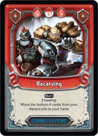 Recarving (Claimed) - Kindred - Lightseekers TCG card