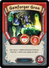 Gemforger Gron (Claimed) - Kindred - Lightseekers TCG card