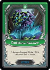 Duskbloom Burrower (Claimed) - Kindred - Lightseekers TCG card