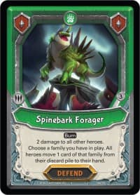 Spinebark Forager (Unclaimed) - Kindred - Lightseekers TCG card