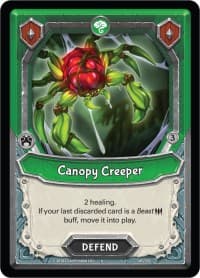 Canopy Creeper (Claimed) - Kindred - Lightseekers TCG card