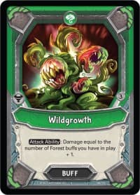 Wildgrowth (Claimed) - Kindred - Lightseekers TCG card