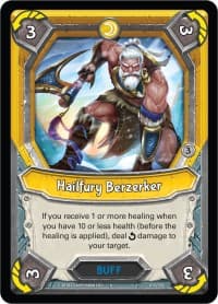 Hailfury Berzerker (Claimed) - Kindred - Lightseekers TCG card