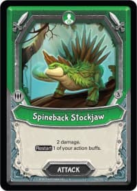 Spineback Stockjaw (Claimed) - Kindred - Lightseekers TCG card